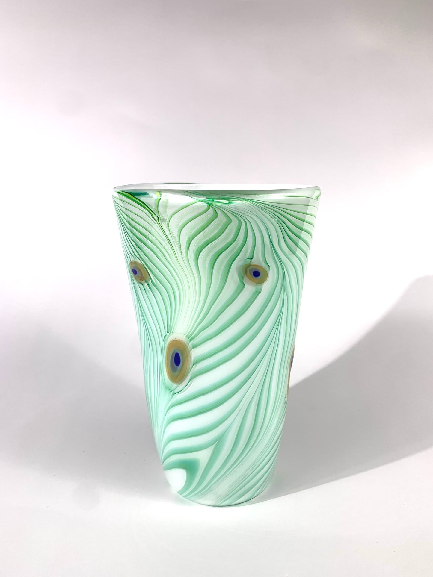 Peacock Vase