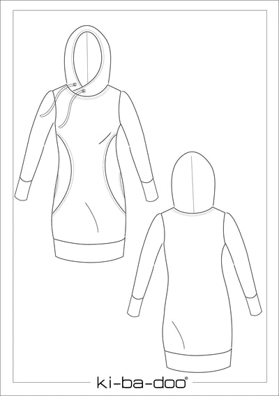 Lou - Long Hoodie für Kinder