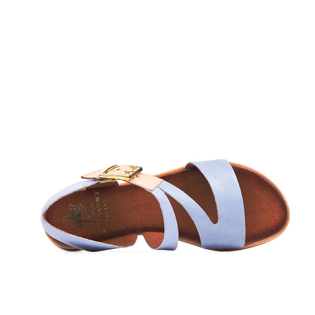 Sunset - Light Blue Sandals Embassy London
