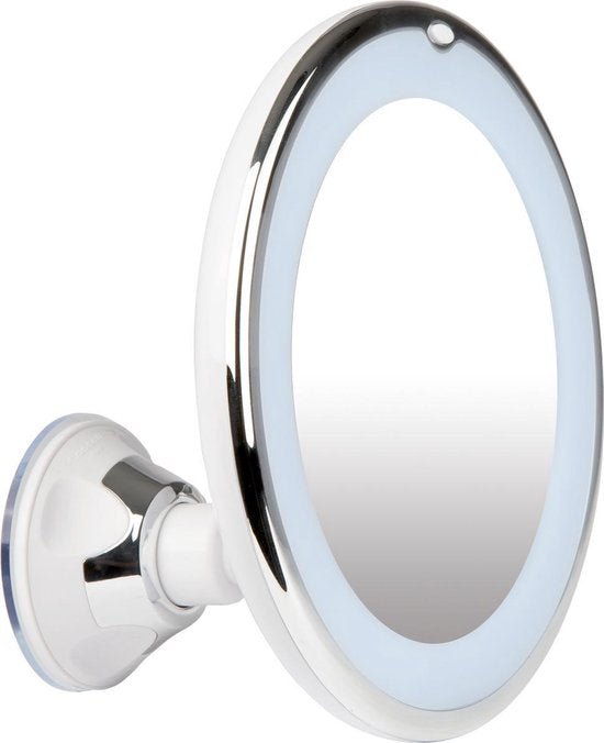 Beperkt Gestreept chef Make-Up spiegel met led verlichting en zuignap - 360° verstelbaar 10x –  Bivakshop