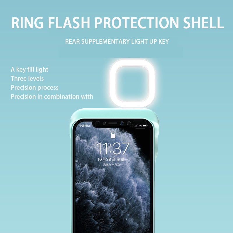 led ring phone case