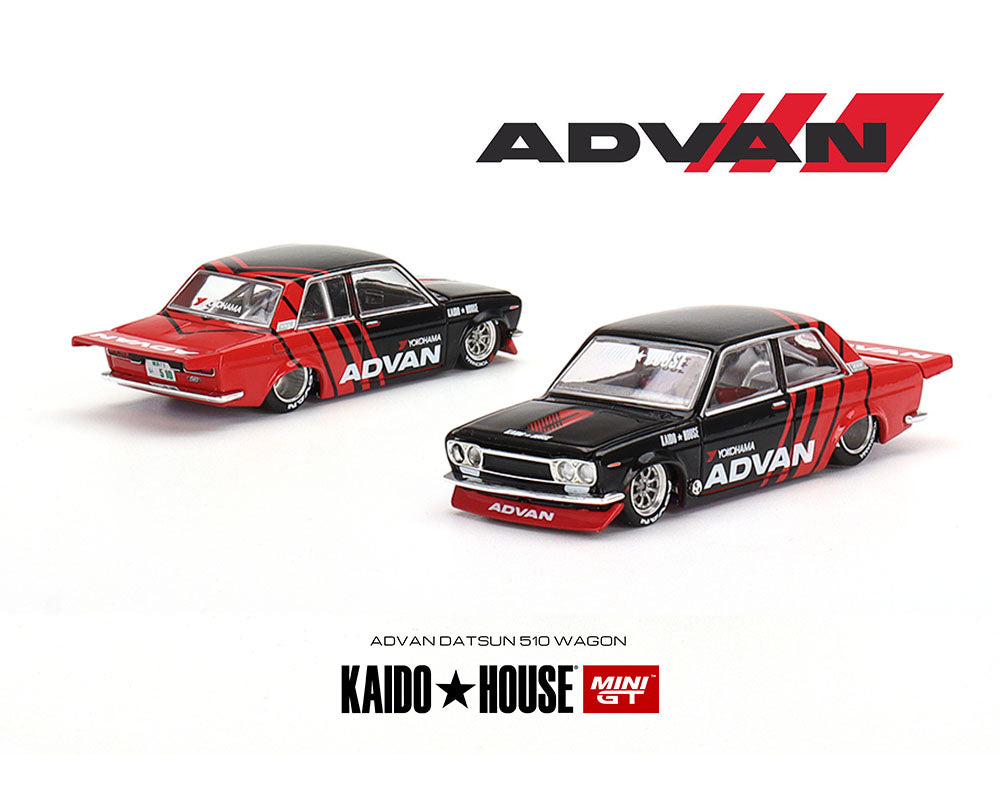 (Preorder) Kaido House x Mini GT Datsun 510 Pro Street Yokohama Advan