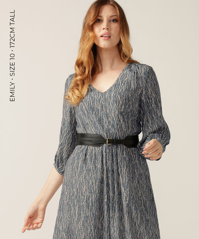 Comfortable empire line dress