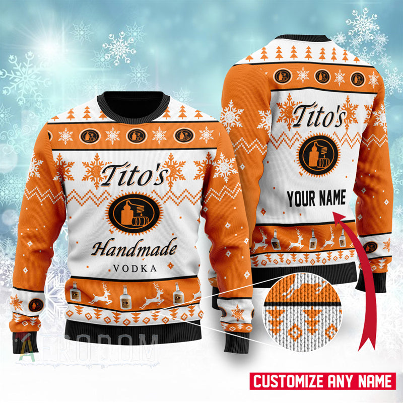 tito's christmas sweatshirt