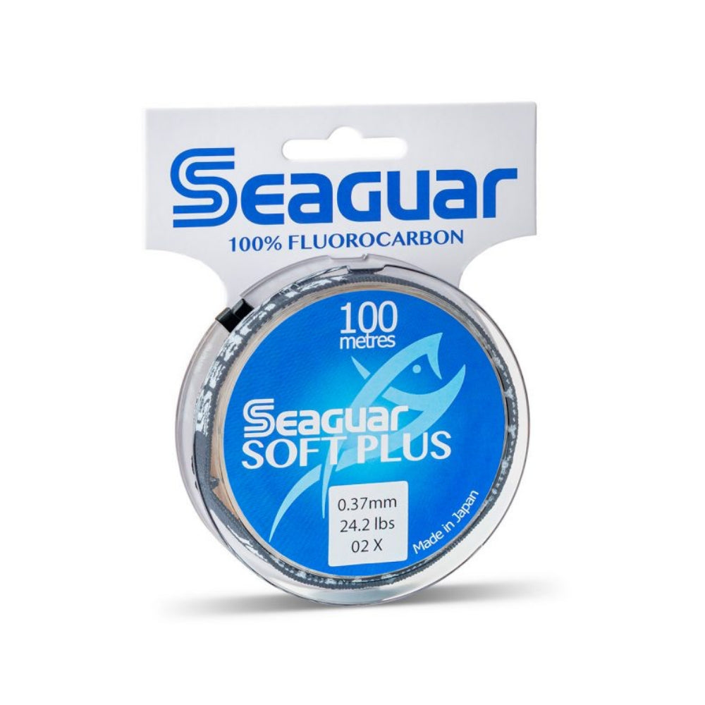 Grand Max SOFT PLUS Fluorocarbon 100 Fly Fishing LEADER Tippet Line SEAGUAR 