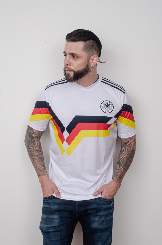 Me preparé Presunto Rectángulo Camiseta Alemania 1990 – Nueve15 Fútbol