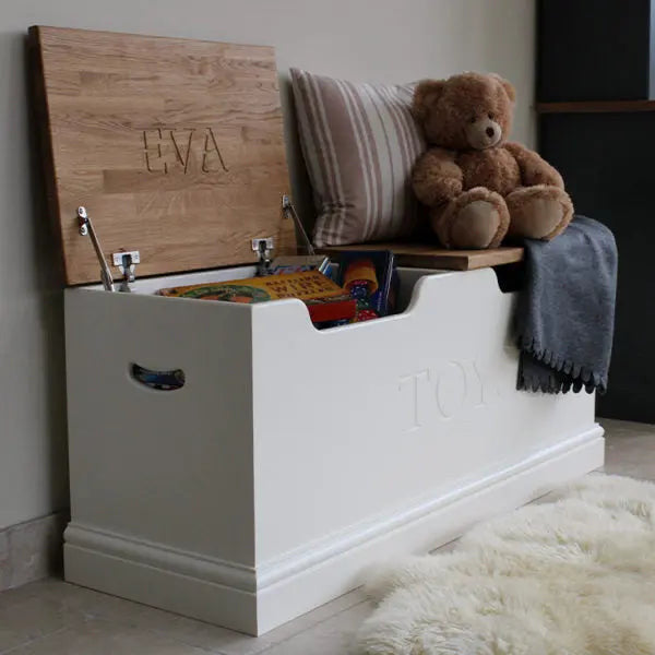 Double Toy Box with Personalised Engraving | Chatsworth Cabinets