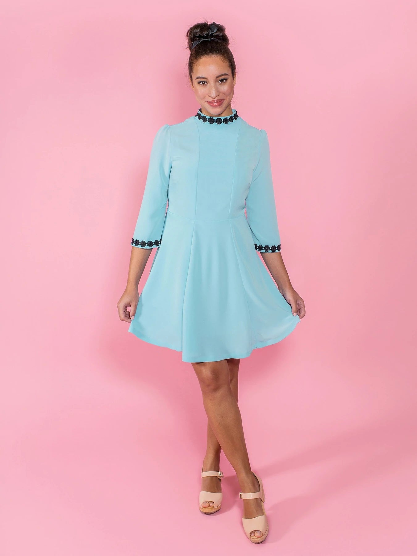 Tilly & The Buttons Martha Dress Intermediate Printed Sewing Pattern for Woven Fabric Size 1-8