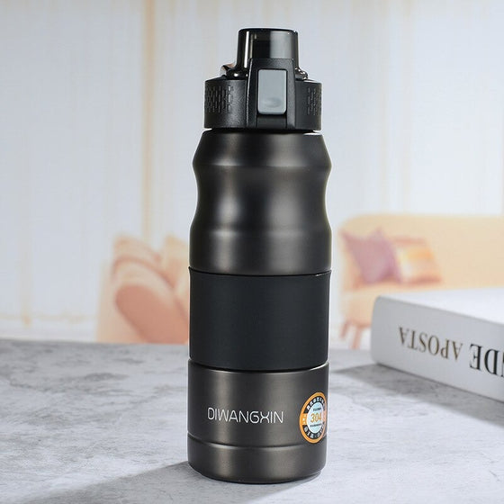 Double Stainless Steel Sport Vacuum Flask Portable Outdoor Climbing Thermal Bottle