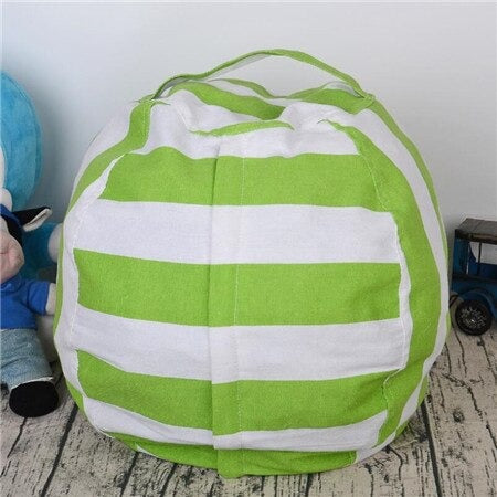 Toys Storage Bean Bag Stuffed Children Kids Plush Toy Organizer