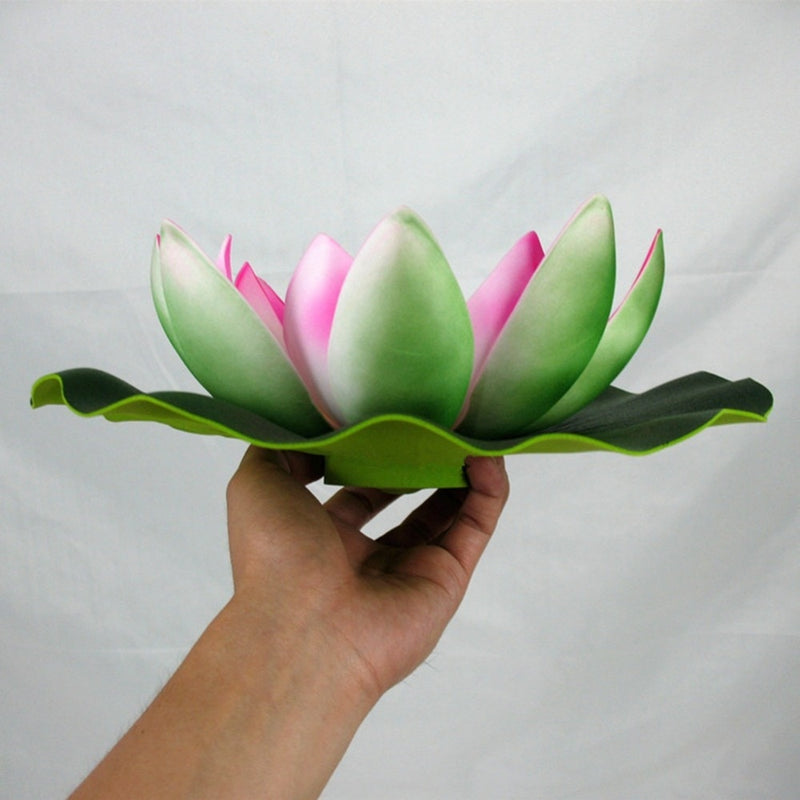 Solar Powered Lotus Lamp for Outdoor