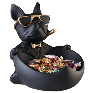 Cool dog Figurine dog statue storage box home decoration ornamental Crafts art sculpture figurines home decor gift decorative