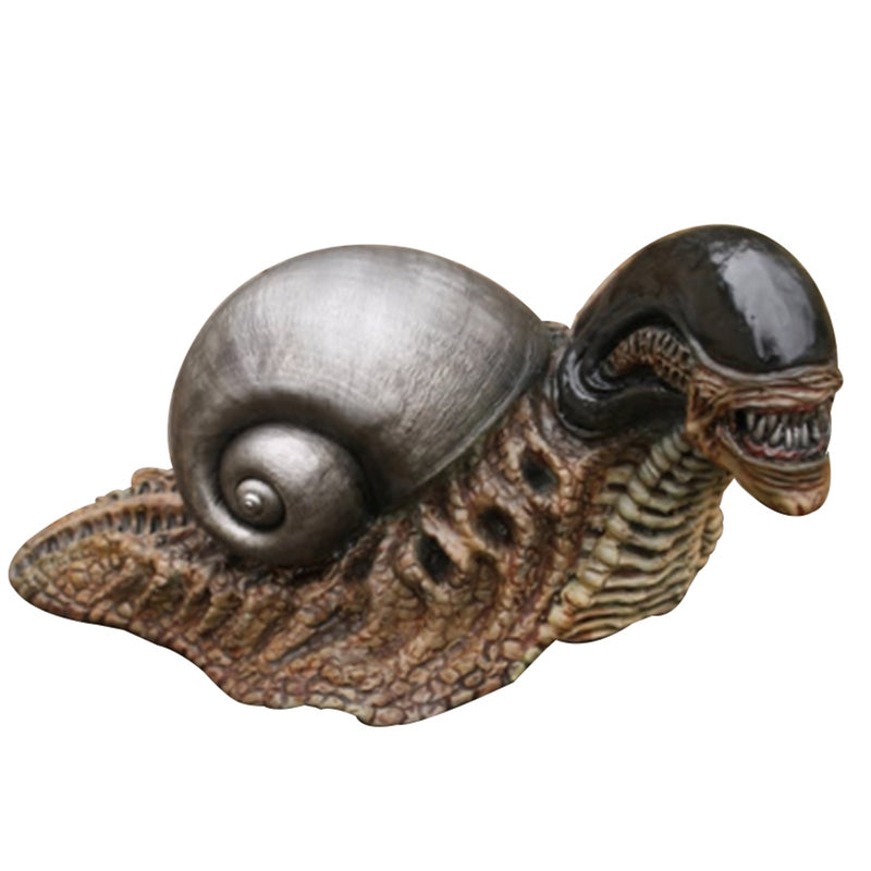 Creative Alien Snail Statue Crafts Decoration Character Statue Model Doll Collection Birthday Gift Office Garden Home Decor