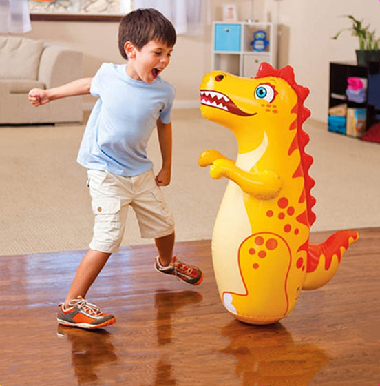 Animal Shape Inflatable Thickened Punching Boxing Bag for Kids Fitness