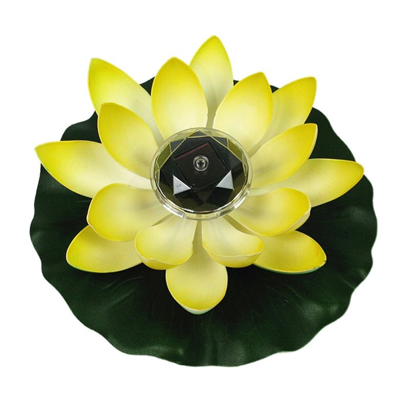 Solar Powered Lotus Lamp for Outdoor