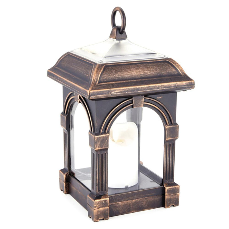 Candle Lantern Shape Solar Led Light Ip44 Waterproof Outdoor Home Hang