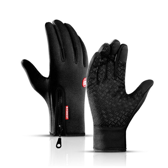 Gel Pad Gloves Winter Cycling Gloves Bicycle Warm Touchscreen Full Finger Gloves Unisex Outdoor Sports