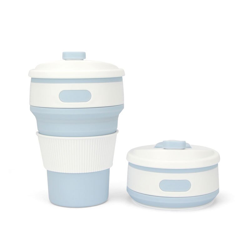 350ml Coffee Cup Folding Silicone Water Cup