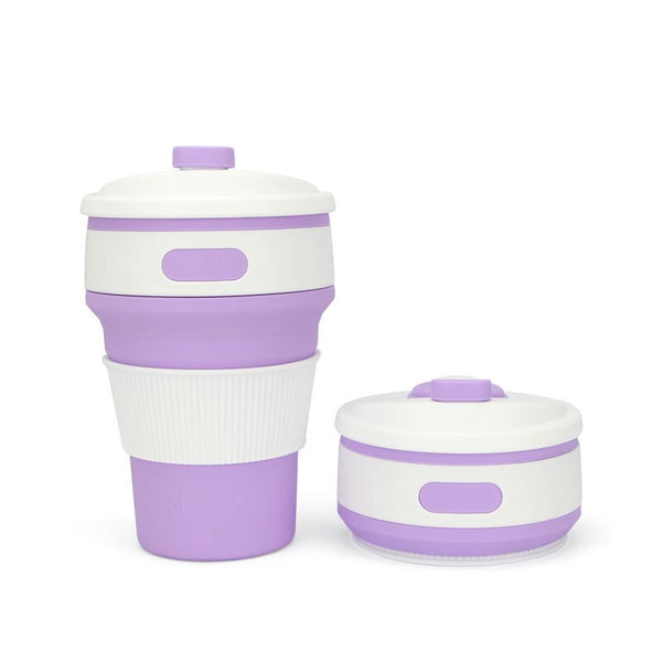 350ml Coffee Cup Folding Silicone Water Cup