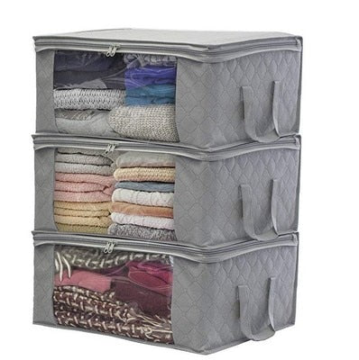 Quilt Storage Bag Foldable Dust-proof Storage Box Storage Bag