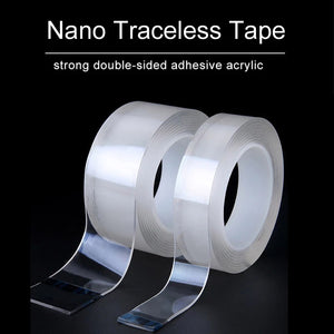 1/2/3/5M 1mm Thick Nano Tape Double Sides Adhesive Traceless Tape