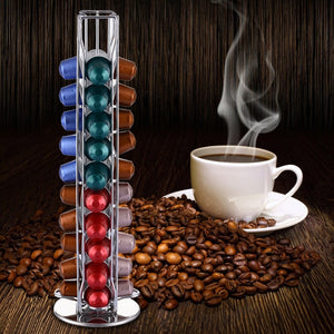 Rotating Rack Coffee Capsule Stand