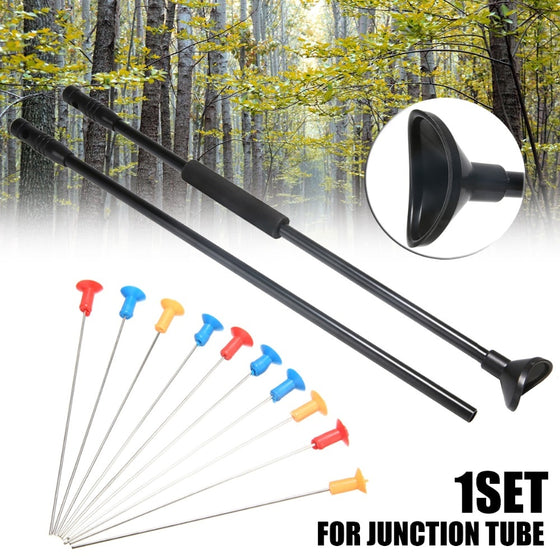 Blowgun With Junction Tube And Needles Comfort Grip Fit Hunting Darts