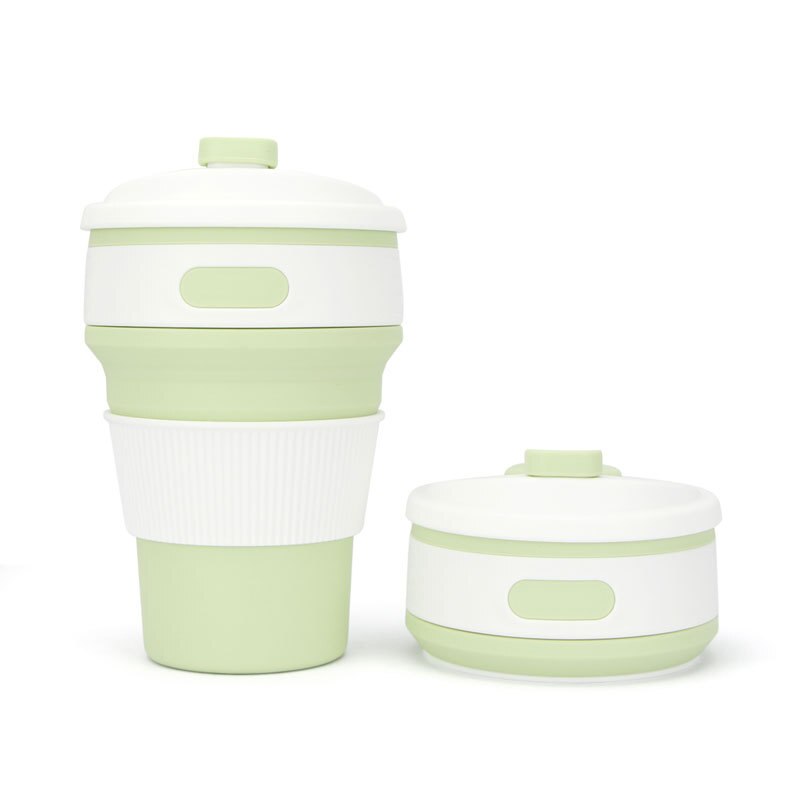 350ml Coffee Cup Folding Silicone Water Cup