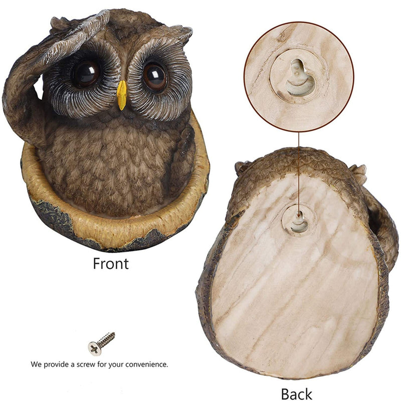 Tree Owl Features Decoration