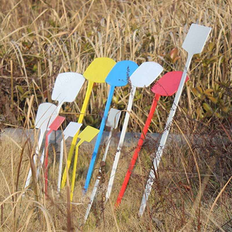 Plastic Plant Upturned T-type Tags Markers Nursery Garden Label Garden Decoration Tags