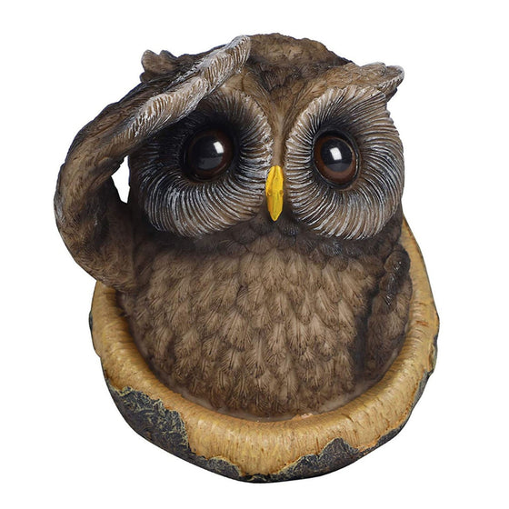 Tree Owl Features Decoration