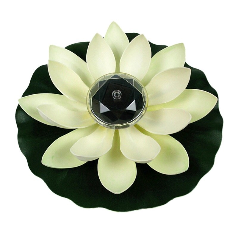 Solar Powered Lotus Lamp for Outdoor