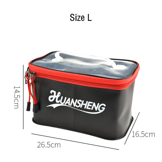 Portable EVA Fishing Bag Live Fishing Box Outdoor Multifunction Fishing Bait Bucket