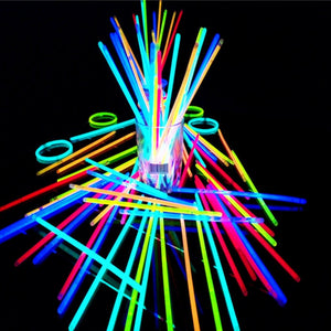 25/50pcs Party Fluorescence Glow Sticks Bracelets