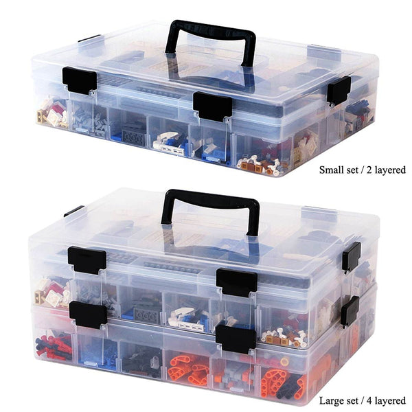 Toy Organizer Containers Lego Building Block Storage Boxes Organiser