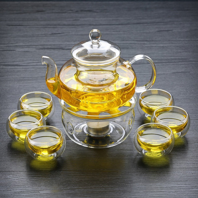 Handmade Teapot Set Heat-Resisting Warmer