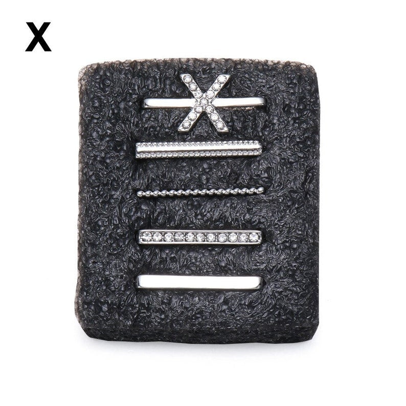 Metal Charms Watch Band Decoration Ring - Apple Diamond Ornament - iWatch Bracelet - Silicone Strap Jewelry Accessories