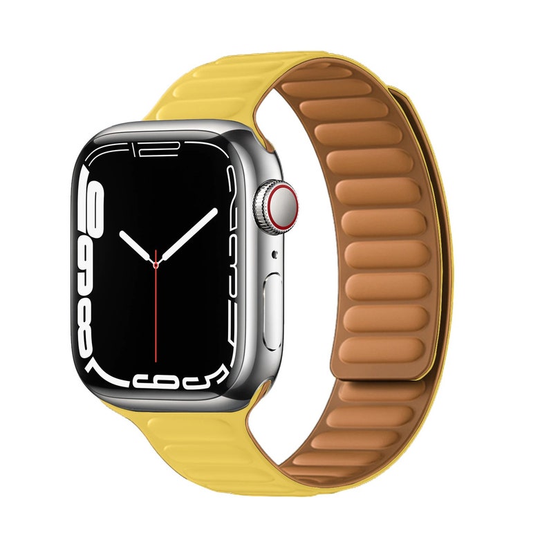 44mm 40mm 41mm 45mm 42mm 38mm original Magnetic Loop bracelet For Watch - Leather Link - Apple watch band - iWatch series 3 5 4 SE 6 7 strap