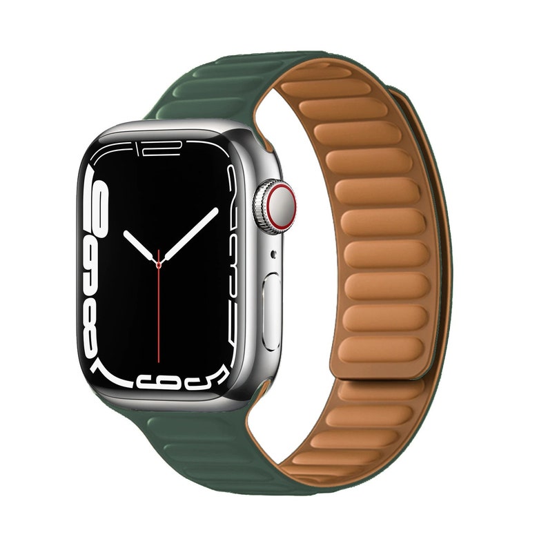 44mm 40mm 41mm 45mm 42mm 38mm original Magnetic Loop bracelet For Watch - Leather Link - Apple watch band - iWatch series 3 5 4 SE 6 7 strap