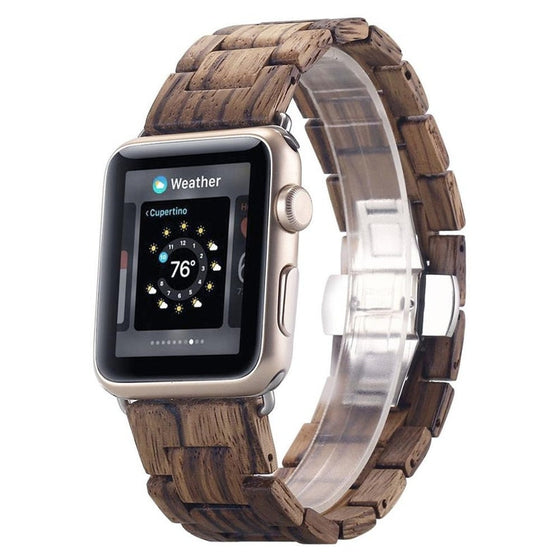 38mm 40mm 42mm 44mm Handmade Retro Wood Band - Apple iWatch Strap - Bamboo Wooden Bracelet Wristband - iWatch Series 2 3 4 5 6 Band
