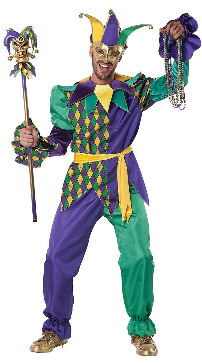 Mens Mardi Gras Jester Costume Sexy Mens Mardi Gras Jestercostume 