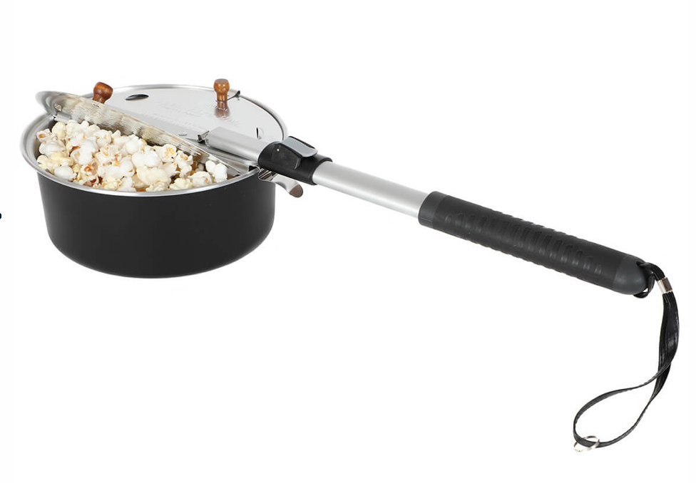 fireplace popcorn popper