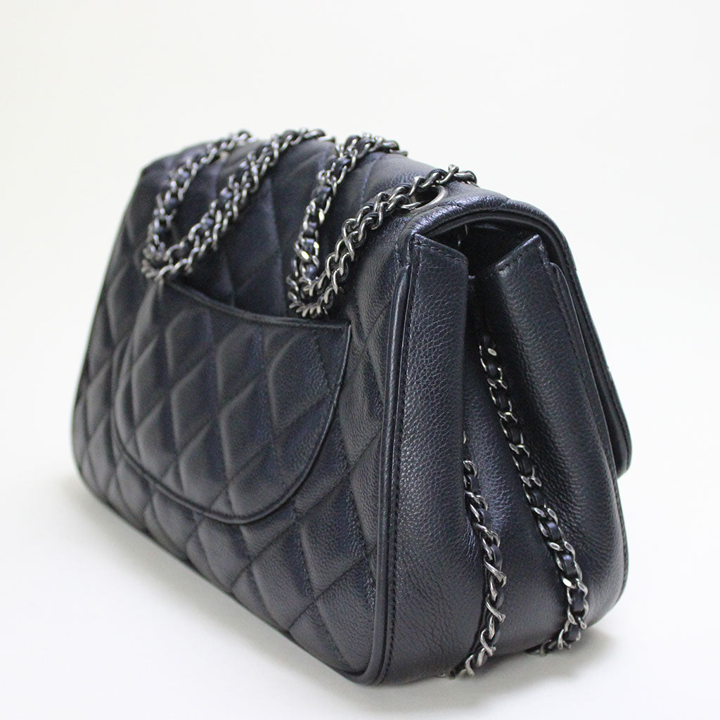 CHANEL • Frame In Chain flap bag • Black -- RESERVED