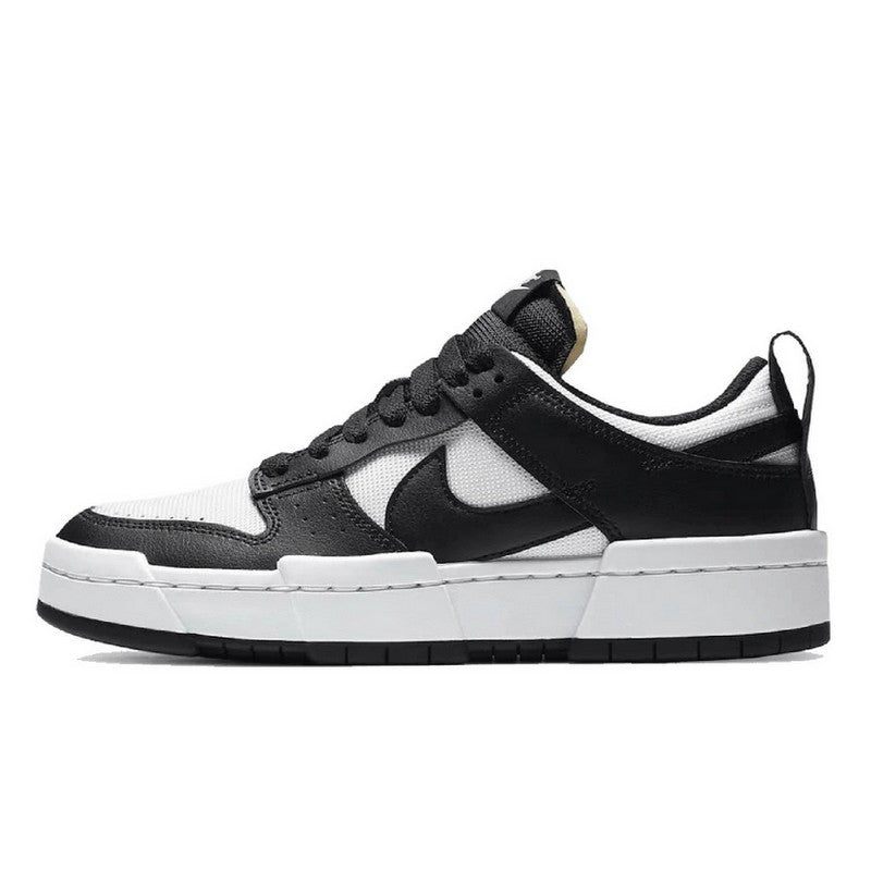 nike dunk low black and white disrupt