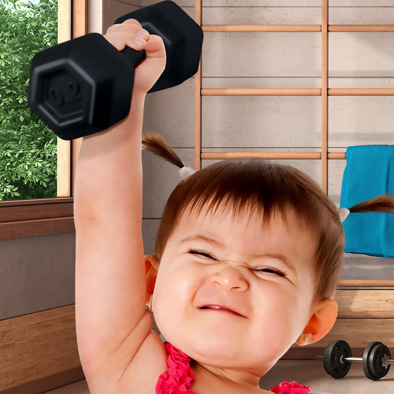 NEW Fred BUFF BABY Dumbbell Baby Rattle toys gift 