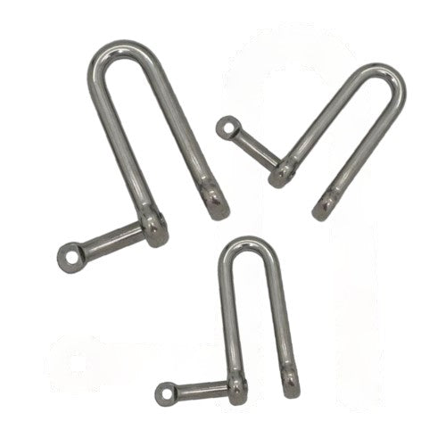 Dee Shackle Commercial D Shackles 4 x 8mm Screw Pin Towing 