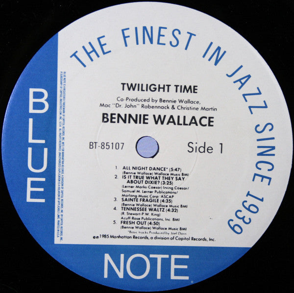 Buy Bennie Wallace : Twilight Time (LP, Online for price – Record Town TX