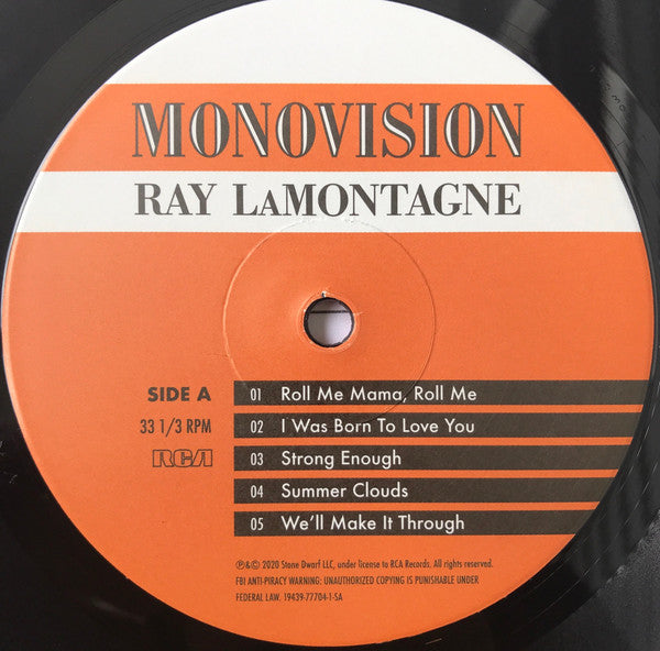 Monovision ✎SIGNED♫ by RAY LAMONTAGNE New Sealed LP Vinyl with Autographed Cover 