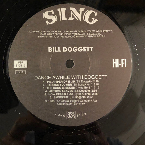 Buy Bill Doggett : Dance Awhile With (LP, RE) for a great price – Record Town TX