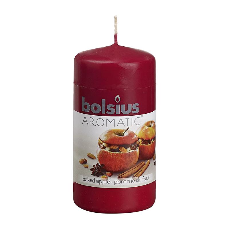 Verplaatsing Draak Maan Bolsius Aromatic Pillar Candle - 120/60, Baked Apple – KATEI